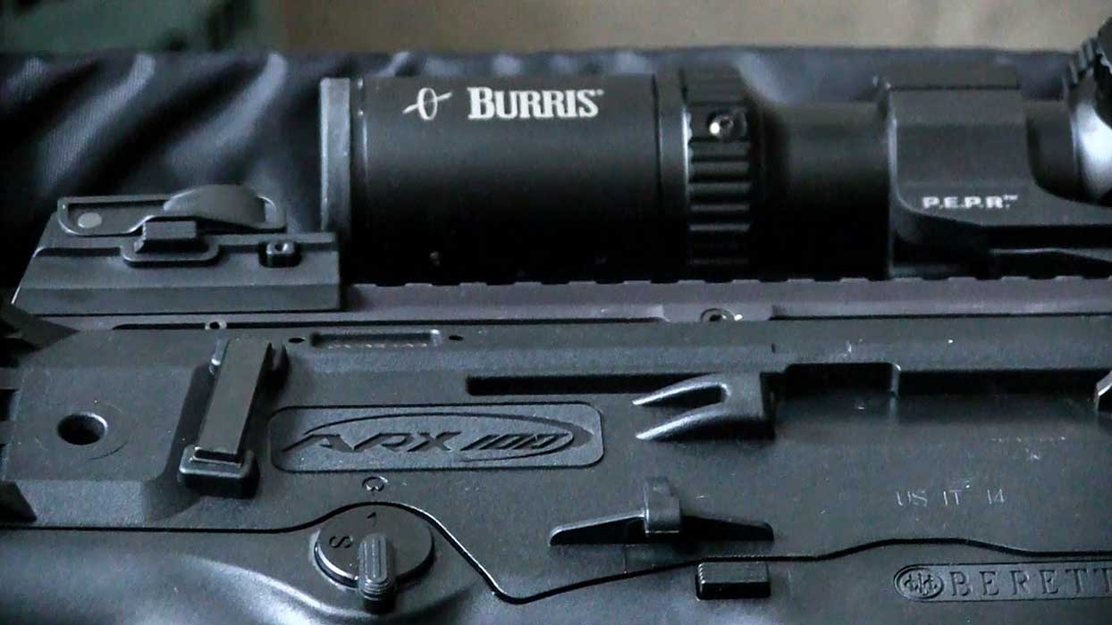 Beretta shooting range rifle ARX 100 details
